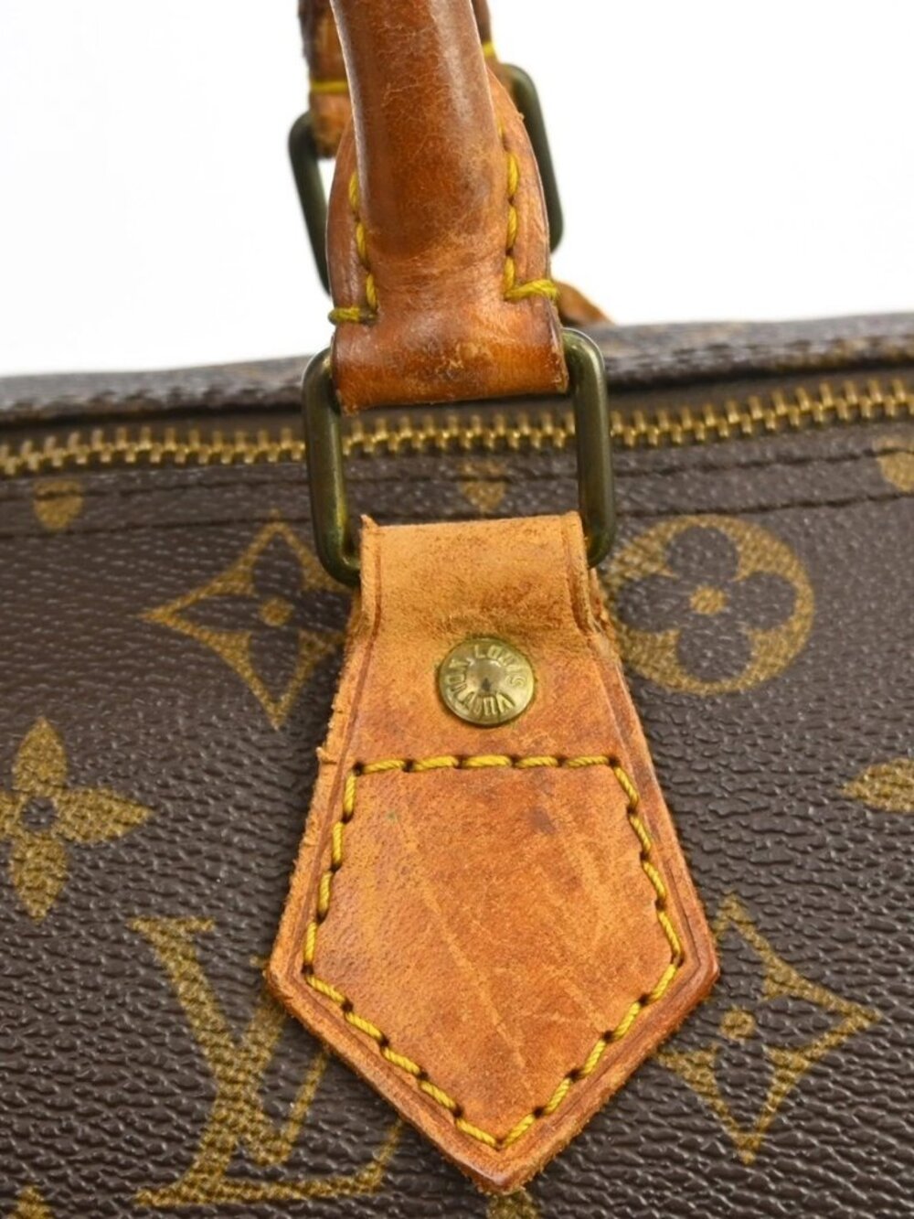 BUYIT03 LOUIS VUITTON SPEEDY 30 HANDBAG MONOGRAM CANVAS M41526 VI0911 YQ07882 - Picture 9 of 15